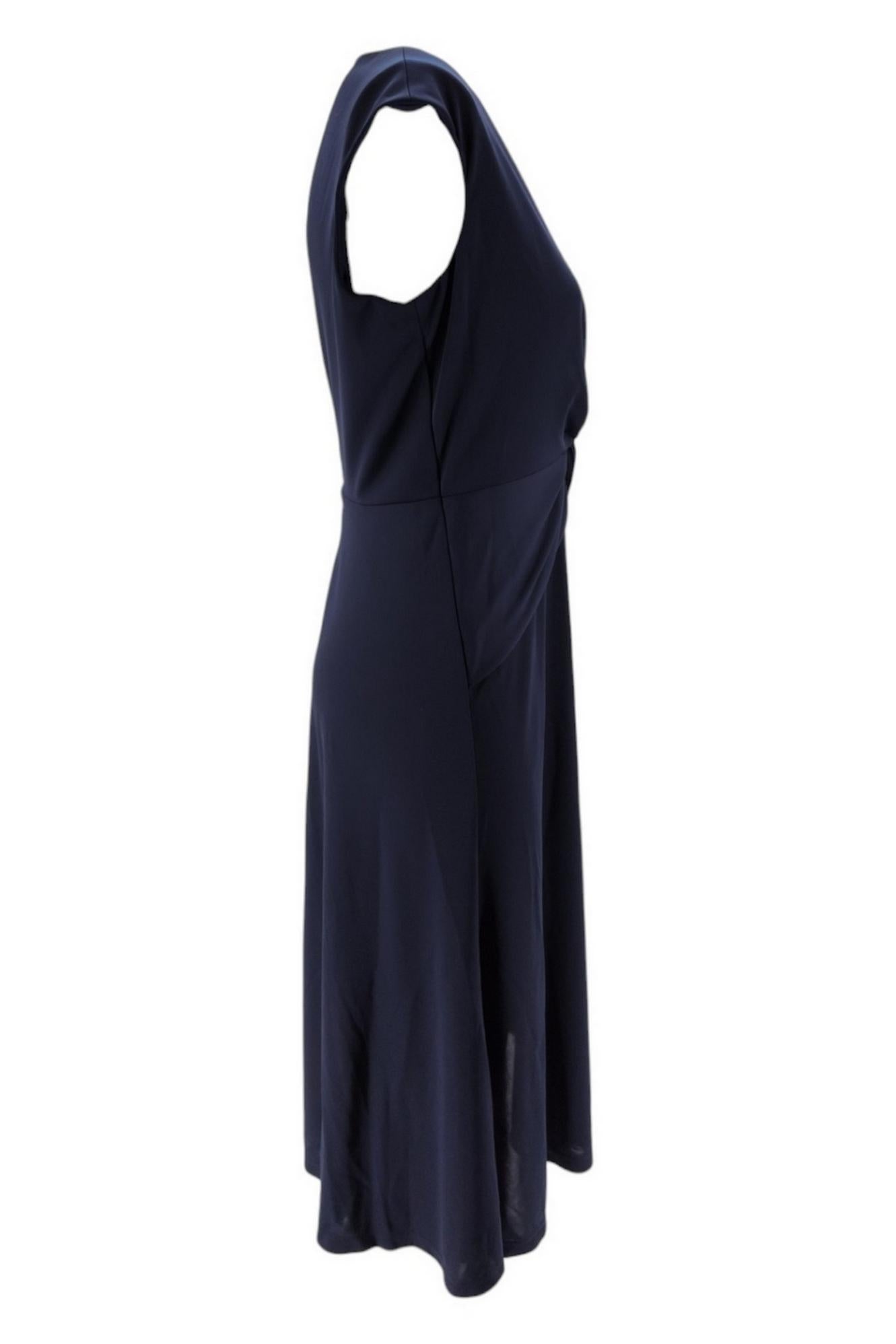 Abito donna jersey blu 