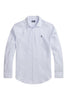 camisa mujer lino oversize azul Ralph Lauren