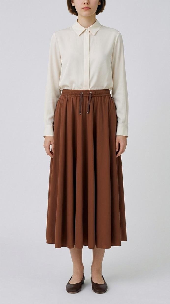 gonna donna in tela vela tabacco 