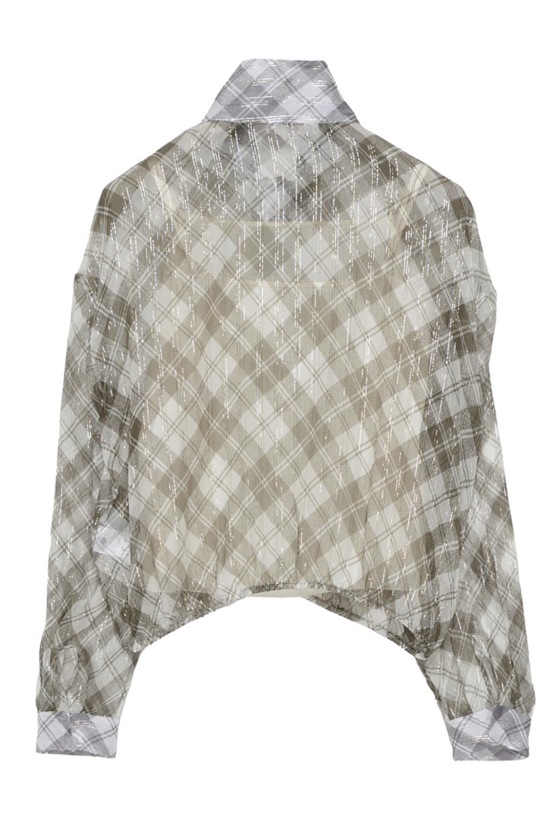 Camicia Grigio/verde/bianco 