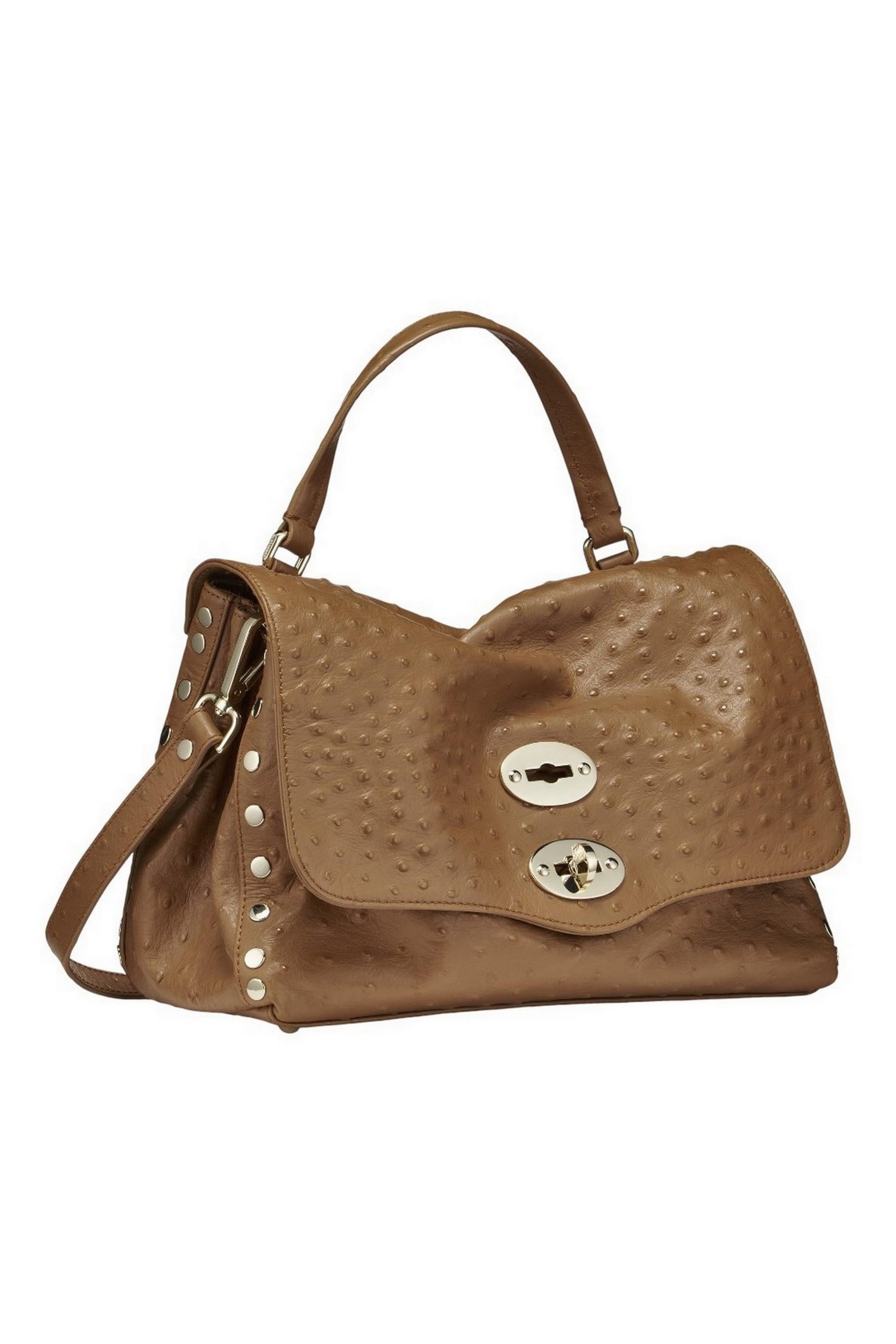 borsa donna postina small in cactus biscotto 