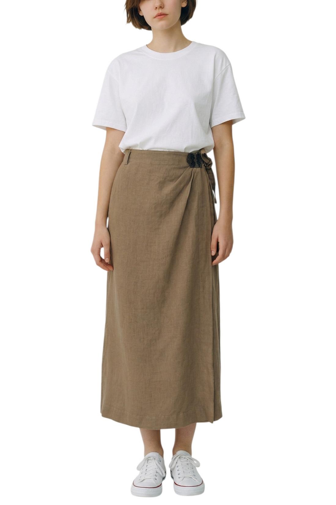 pantalone donna con dettagli perline cammello 