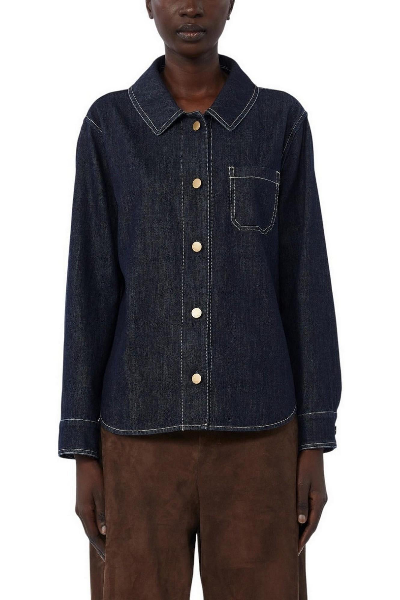 camicia donna enfasi denim 