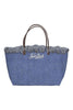 MC2 Saint Barth women's medium denim canvas bag