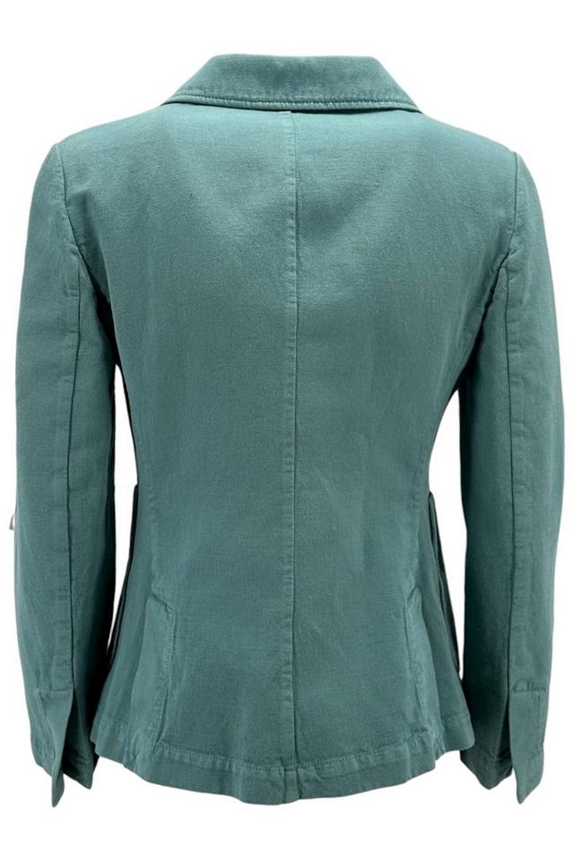 Giacca donna in canvas acqua monopetto 