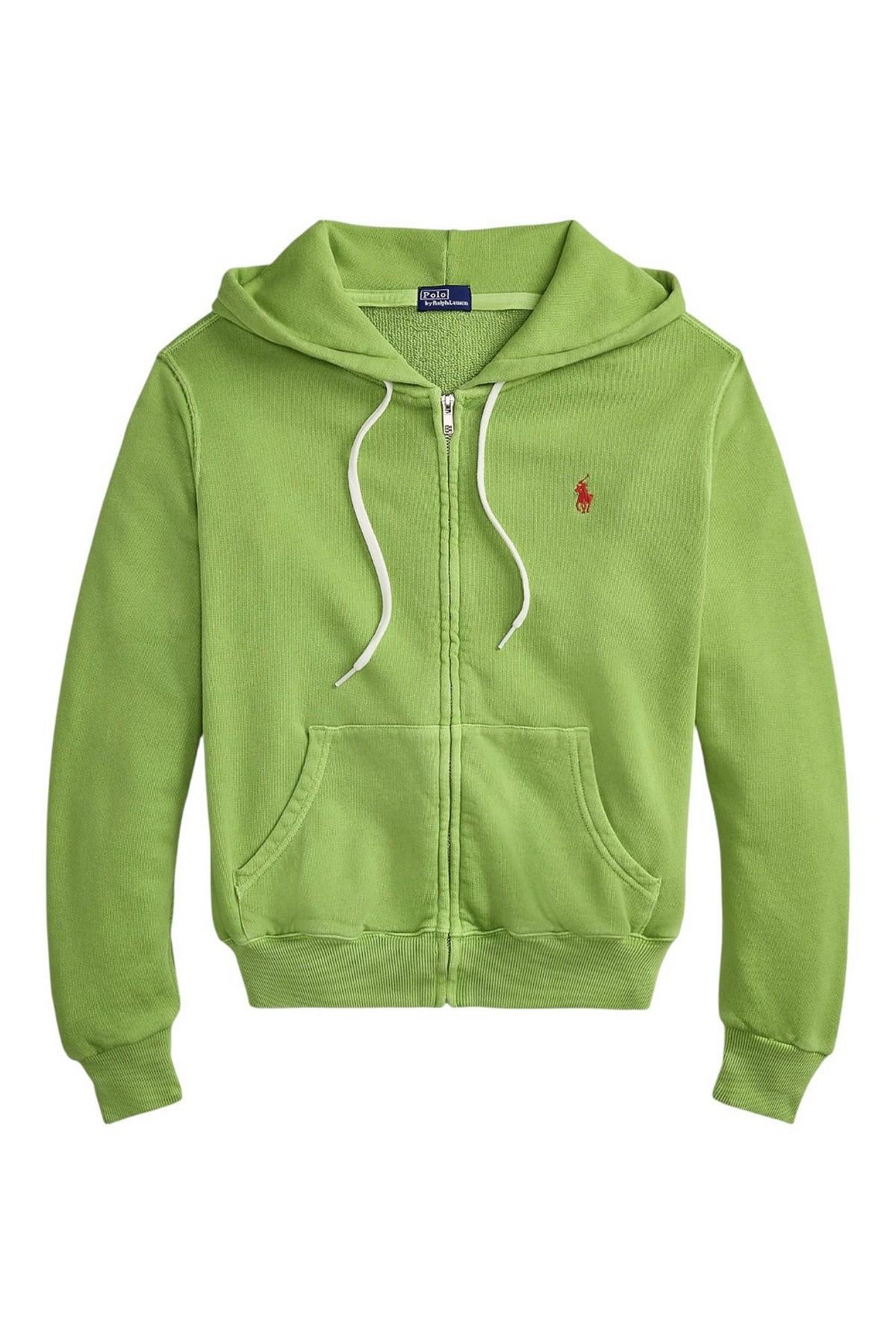 felpa donna verde 