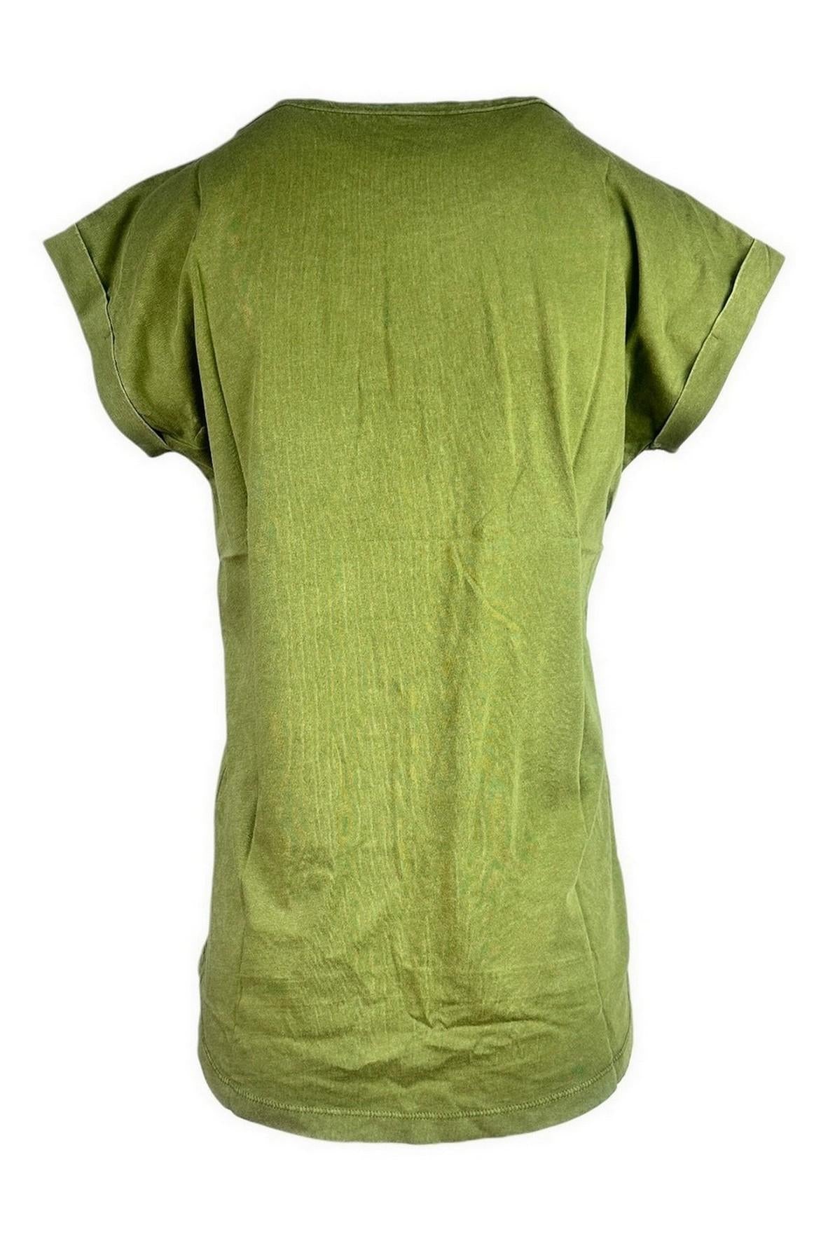 t-shirt donna girocollo militare 