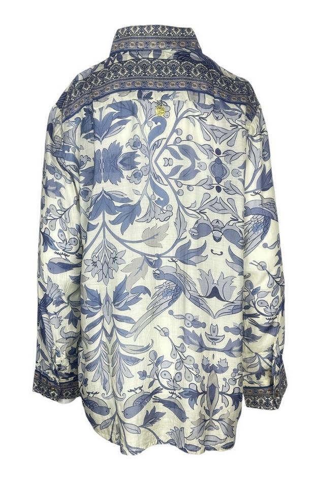 camicia fantasia fiori 