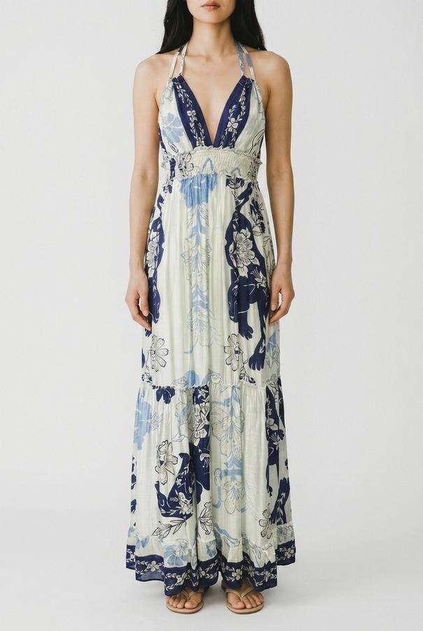 abito donna fantasia fiori 