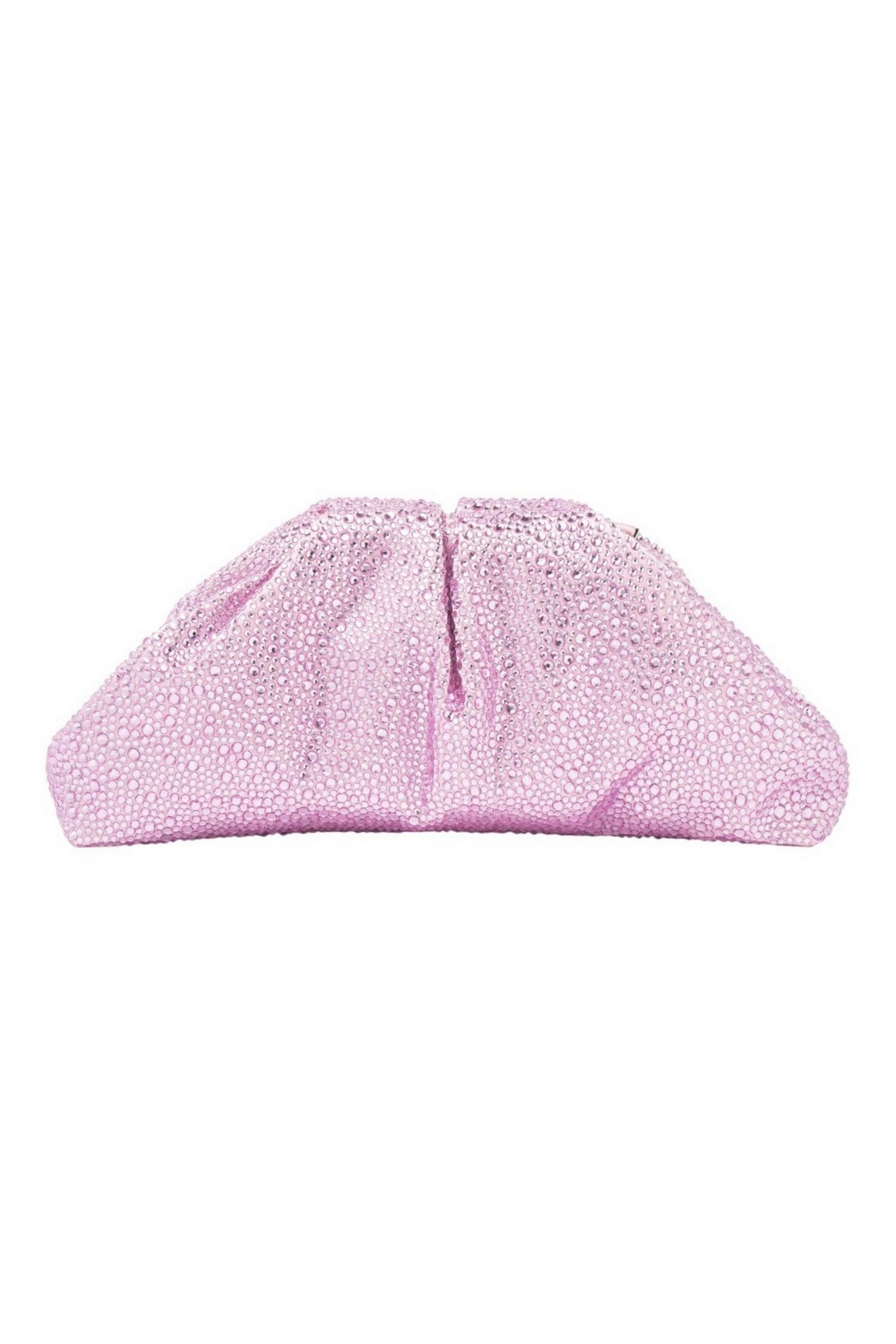 clutch donna strass rosa 