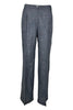 pantalón mujer de lino gris Purotatto