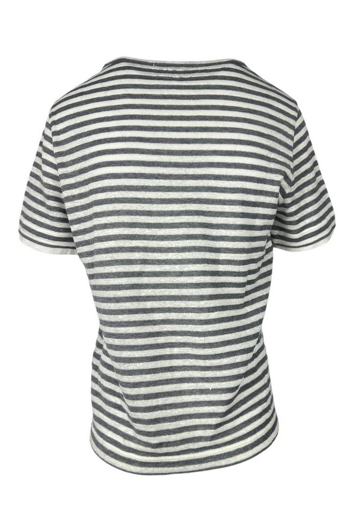 t-shirt a righe 