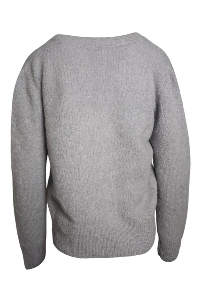 cardigan donna in alpaca stretch perla 