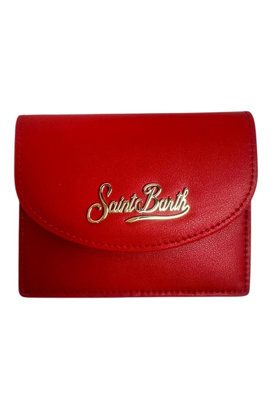 portafoglio donna mini in pelle rosso 