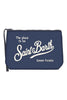 Damentäschchen Aline aus blauem Neopren MC2 Saint Barth