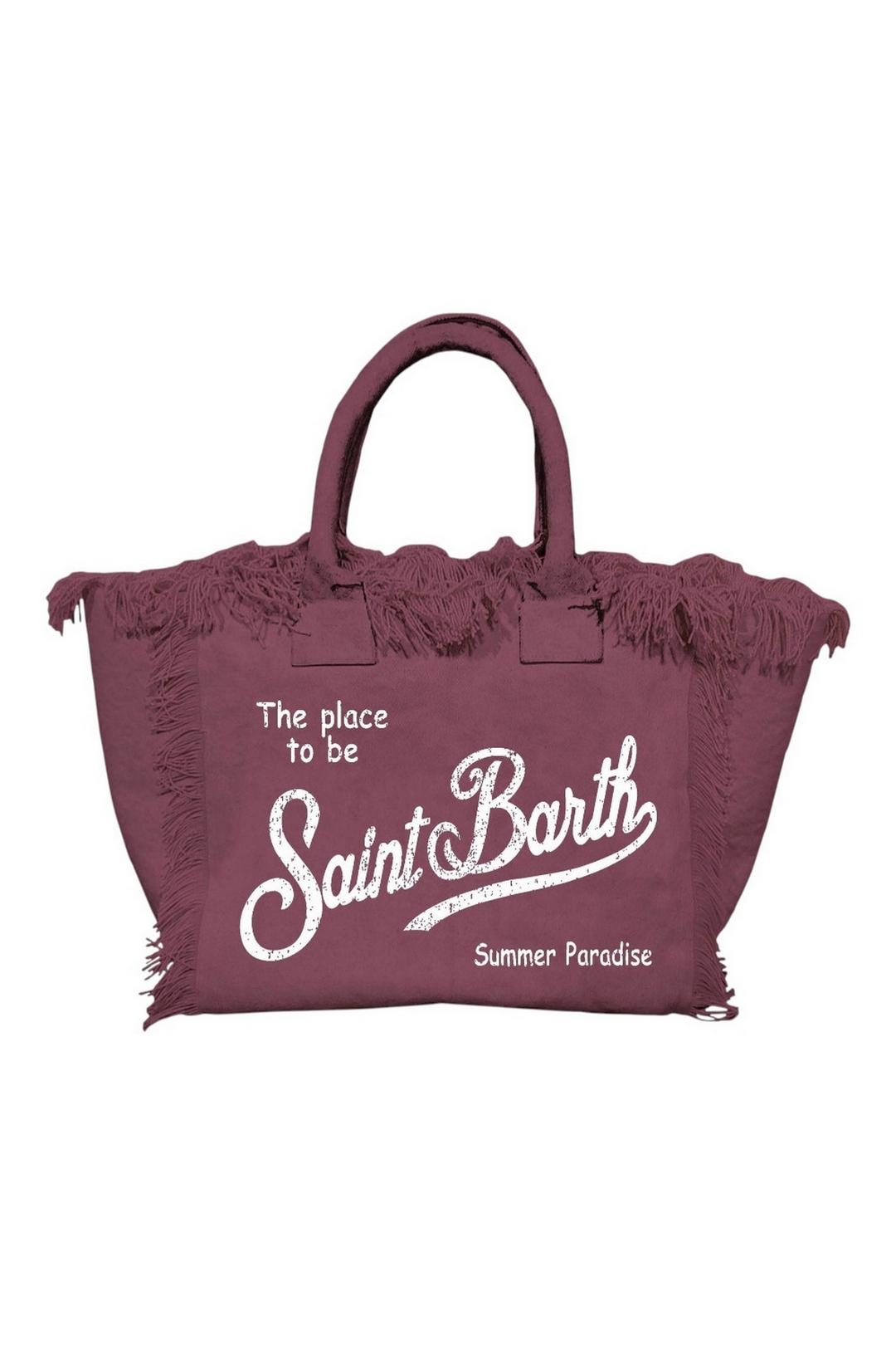 borsa donna colette in canvas bordeaux 