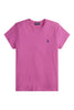t-shirt femme à manches courtes fuchsia Ralph Lauren
