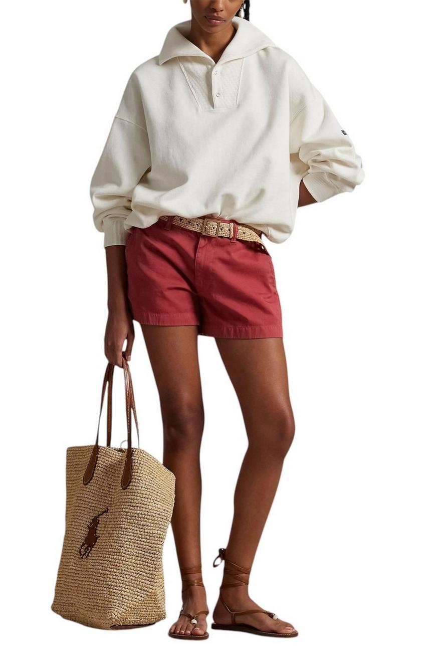 short donna rosso 