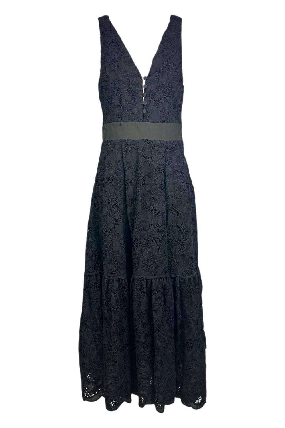 Abito donna in sangallo nero 