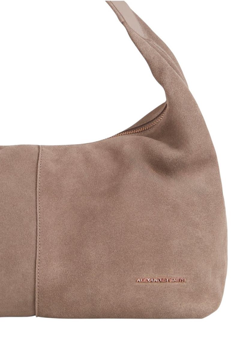 borsa donna chloe in suede avorio scuro 