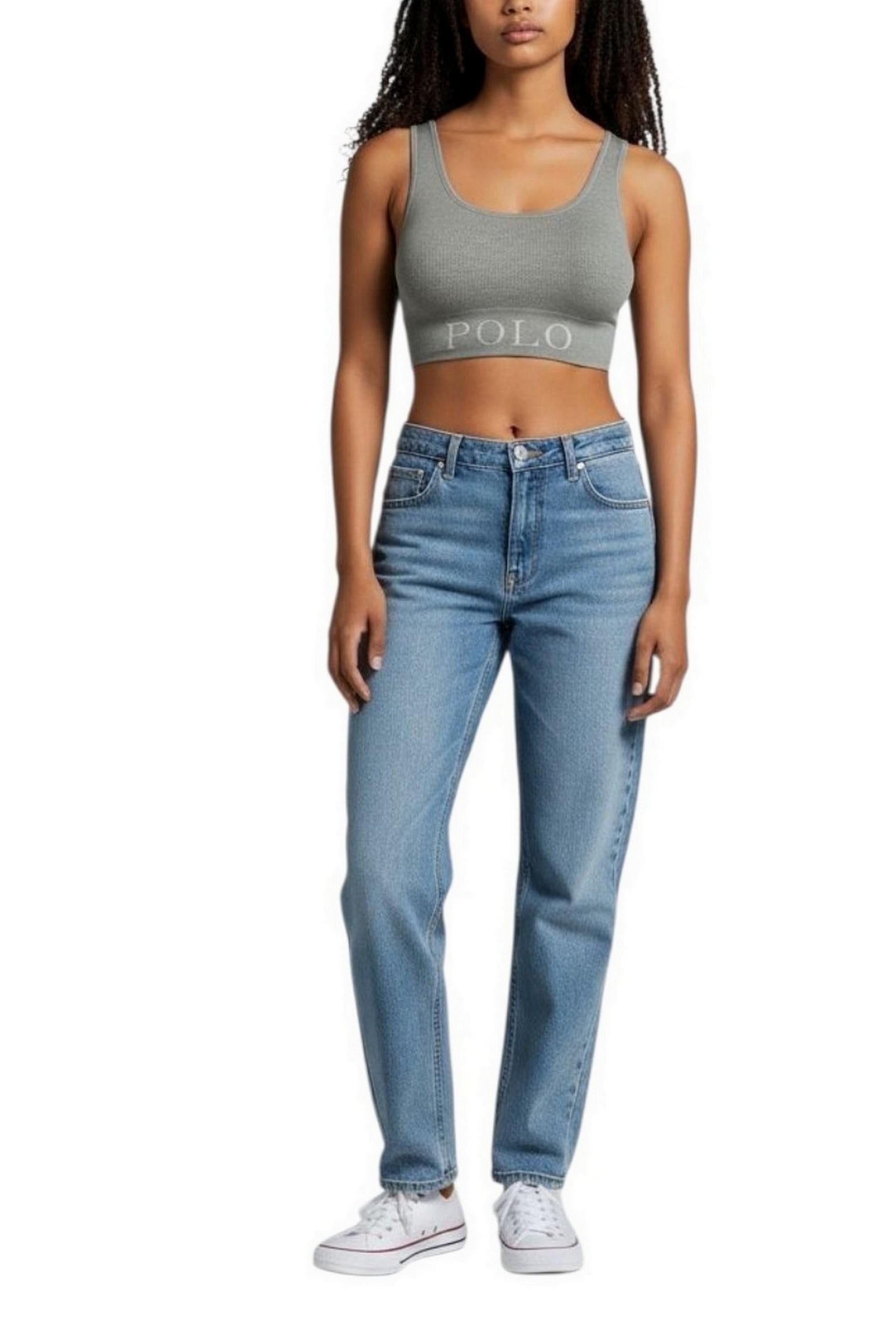 reggiseno sportivo donna grigio 