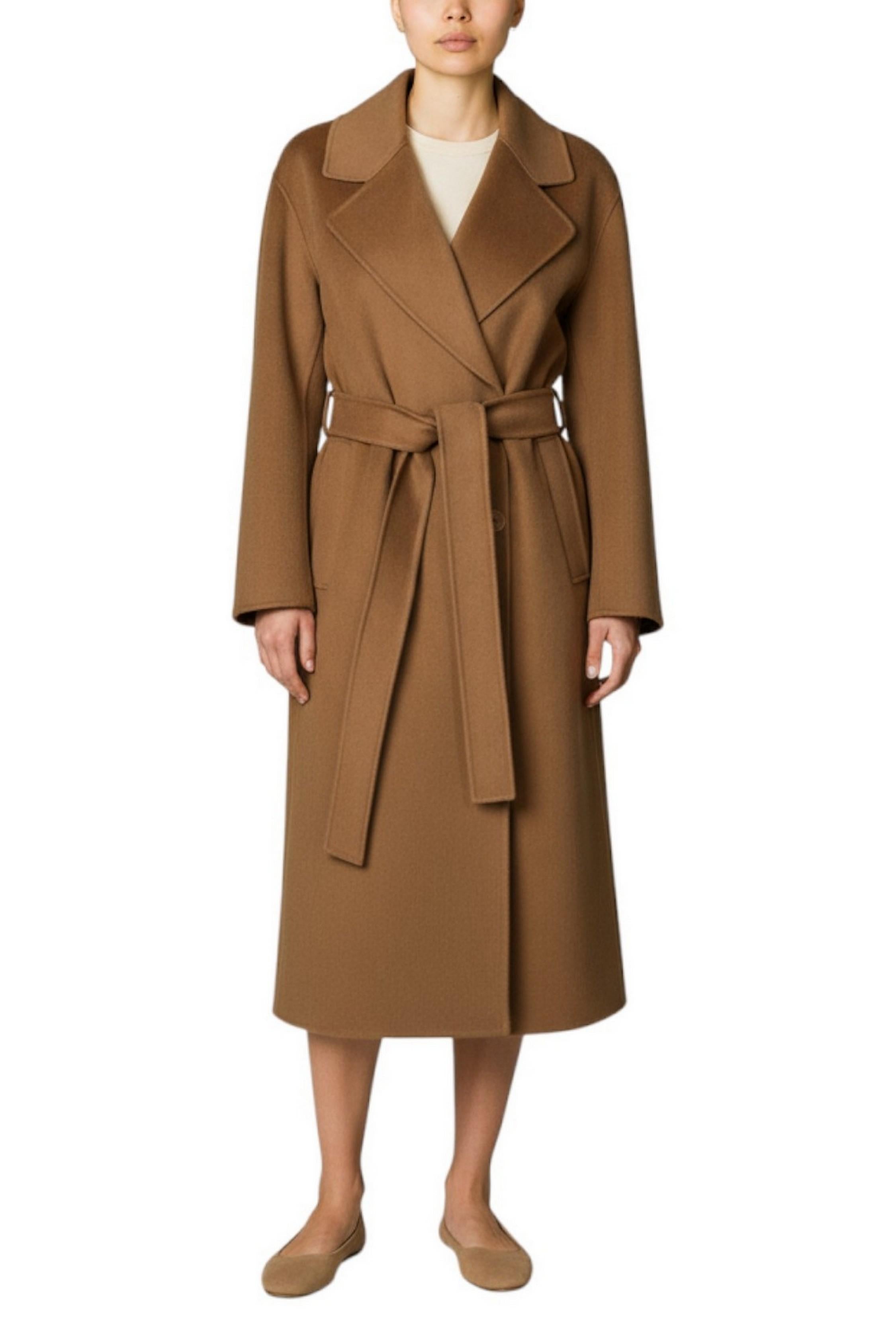 cappotto donna heller cammello 