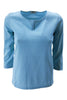 Camiseta Turquesa Base Milano