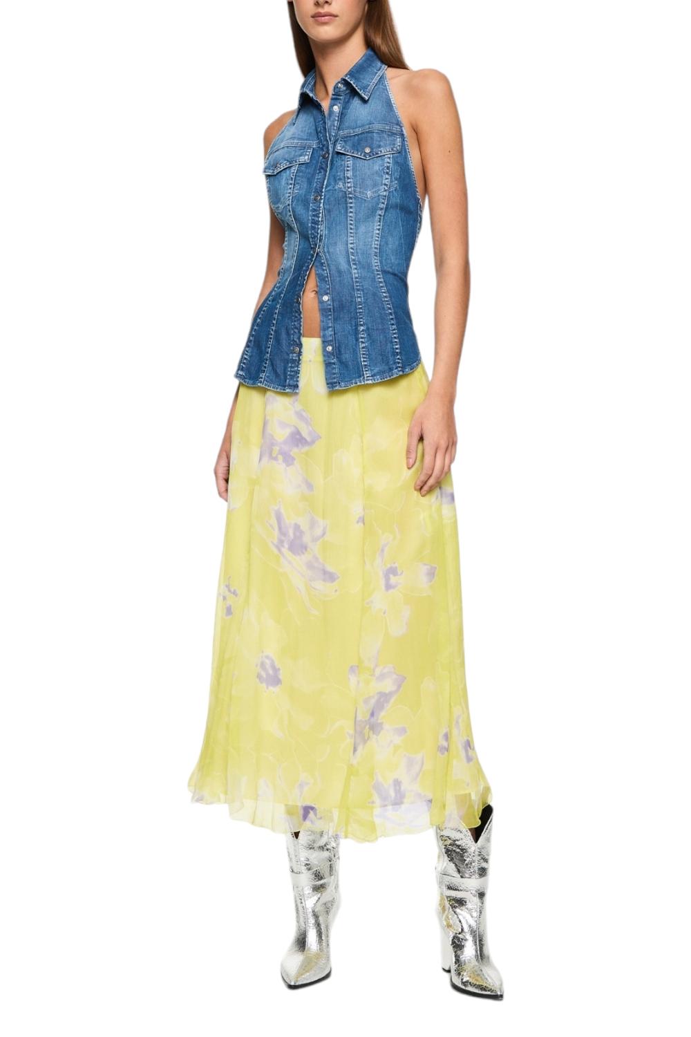 Gilet donna in jeans 