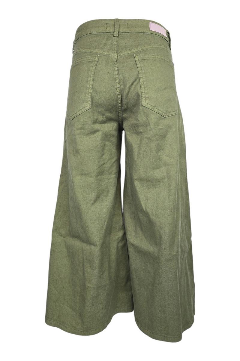 bermuda lungo in lino militare 