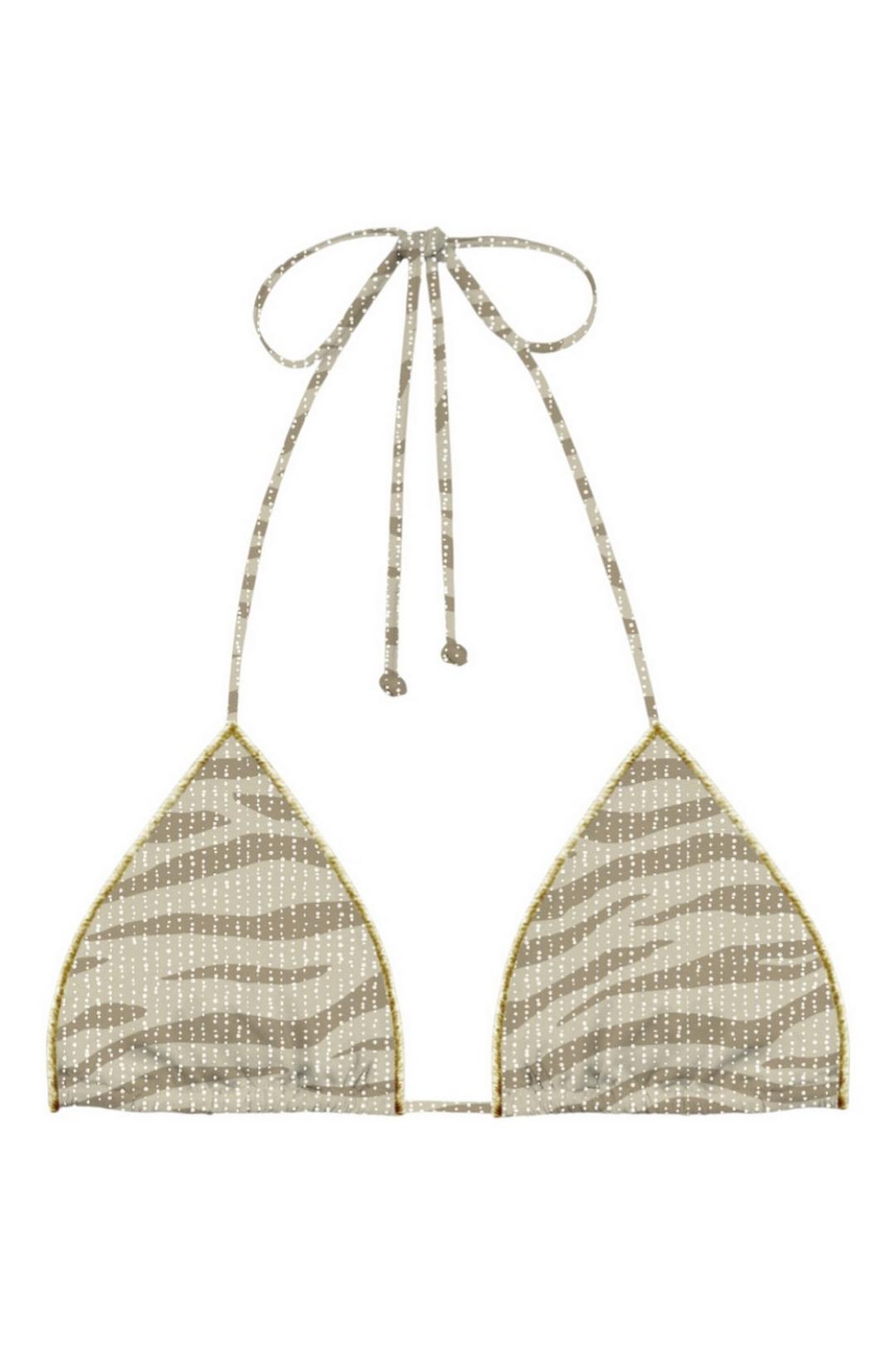 costume donna lurex zebrato avorio e oro 
