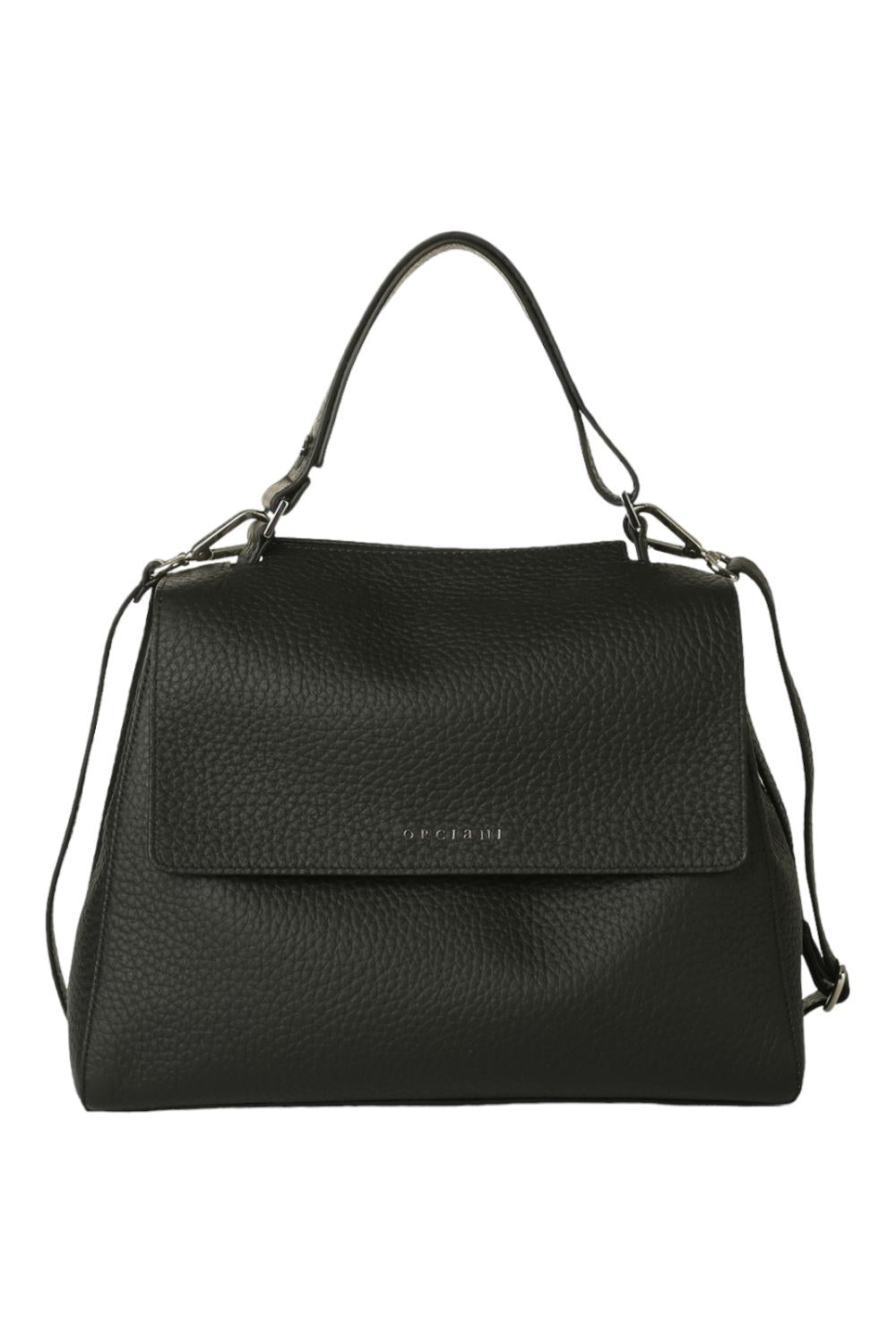 borsa donna sveva media in pelle nera 