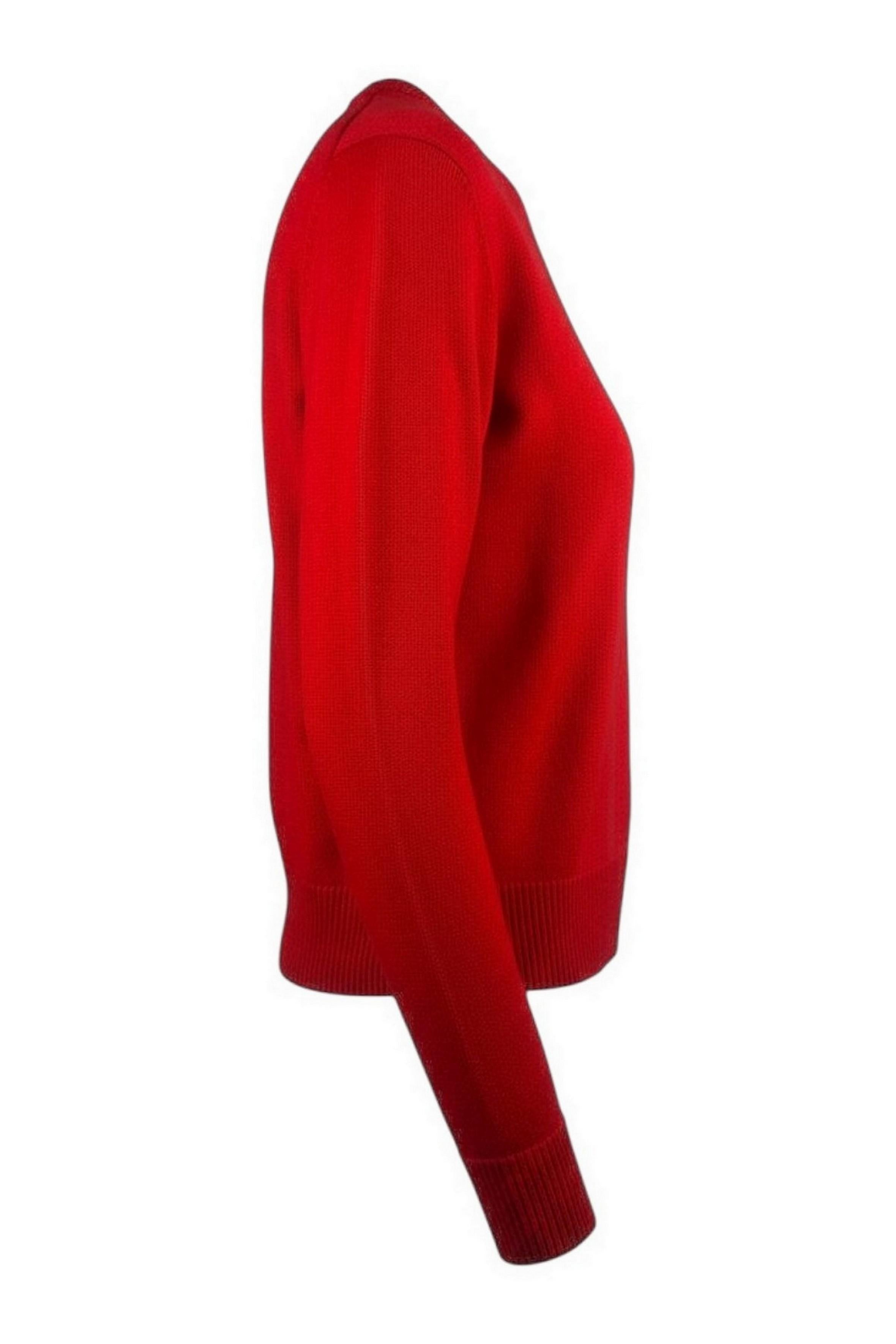 maglione donna sorbonne rosso 