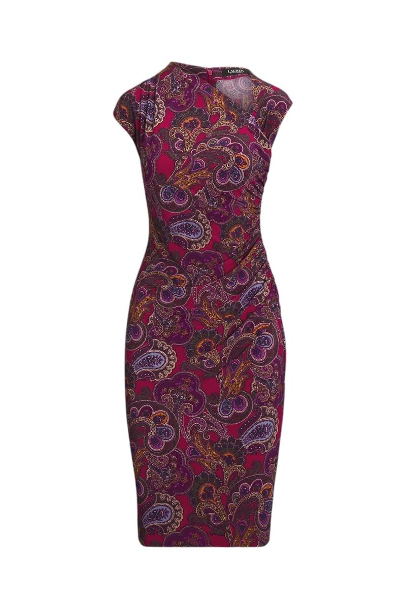 abito donna in jersey fucsia 