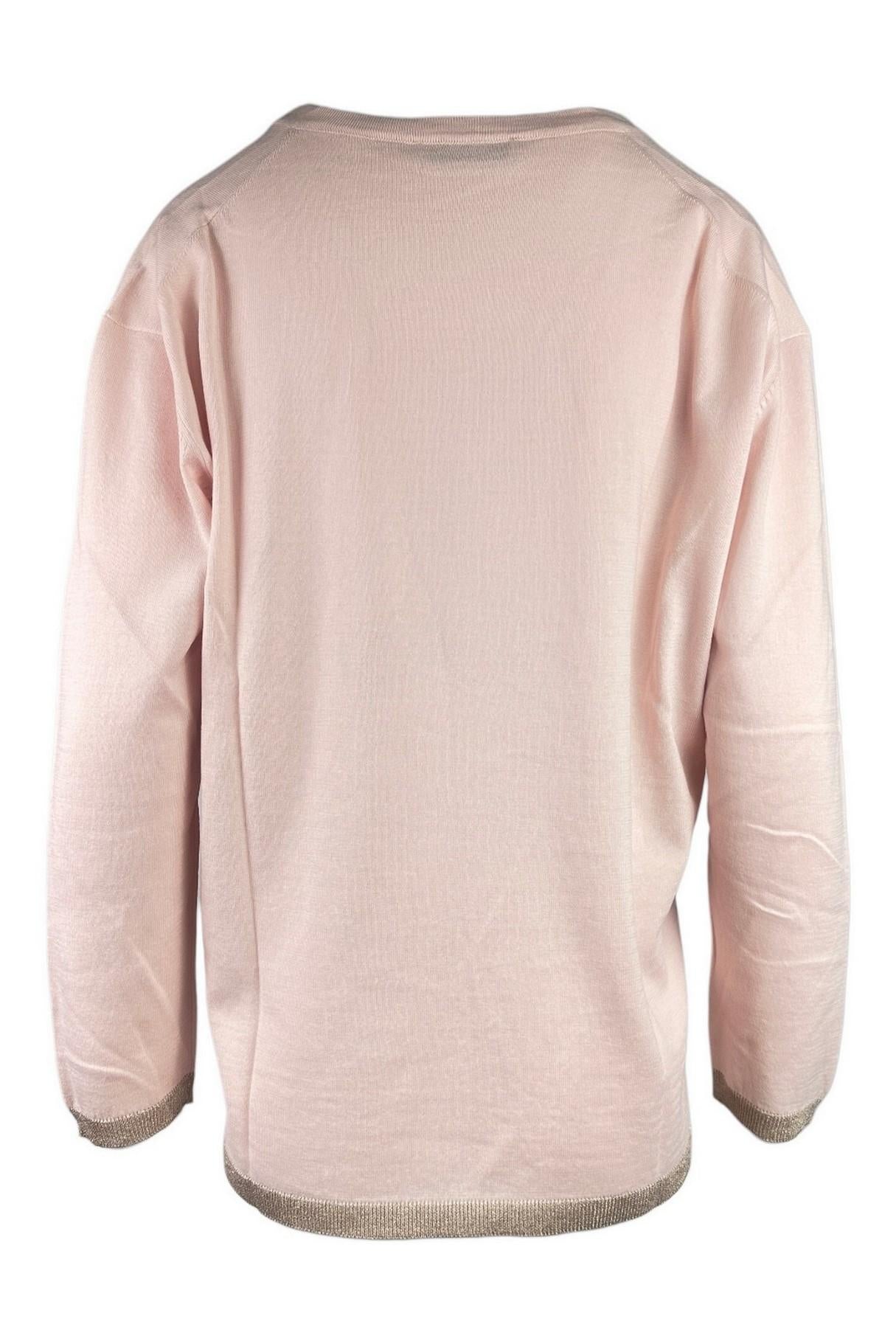 maglia donna over rosa 