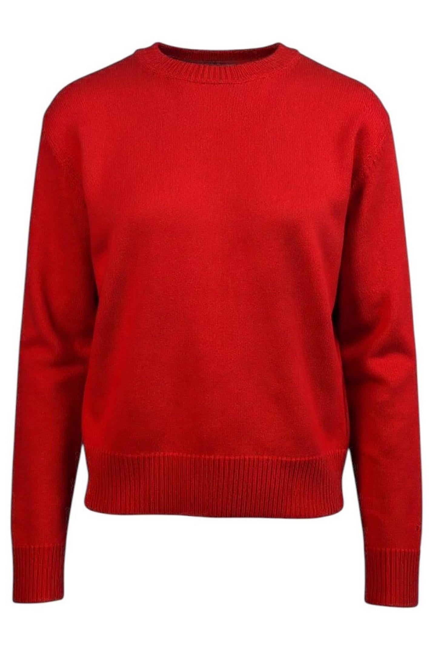 maglione donna sorbonne rosso 