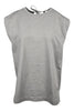 Women's t-shirt with open back grey (Nude)