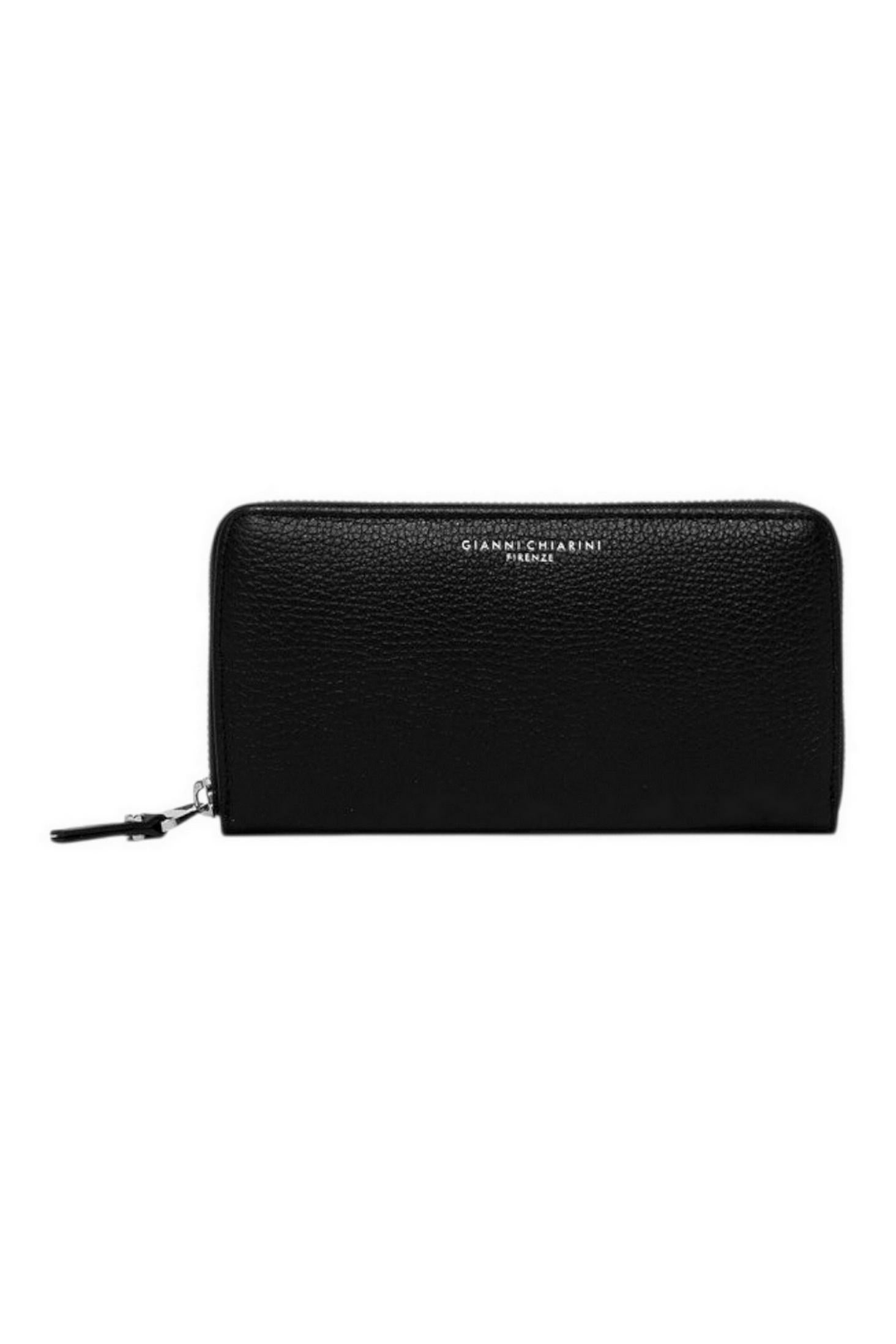portafoglio donna zip around nero 