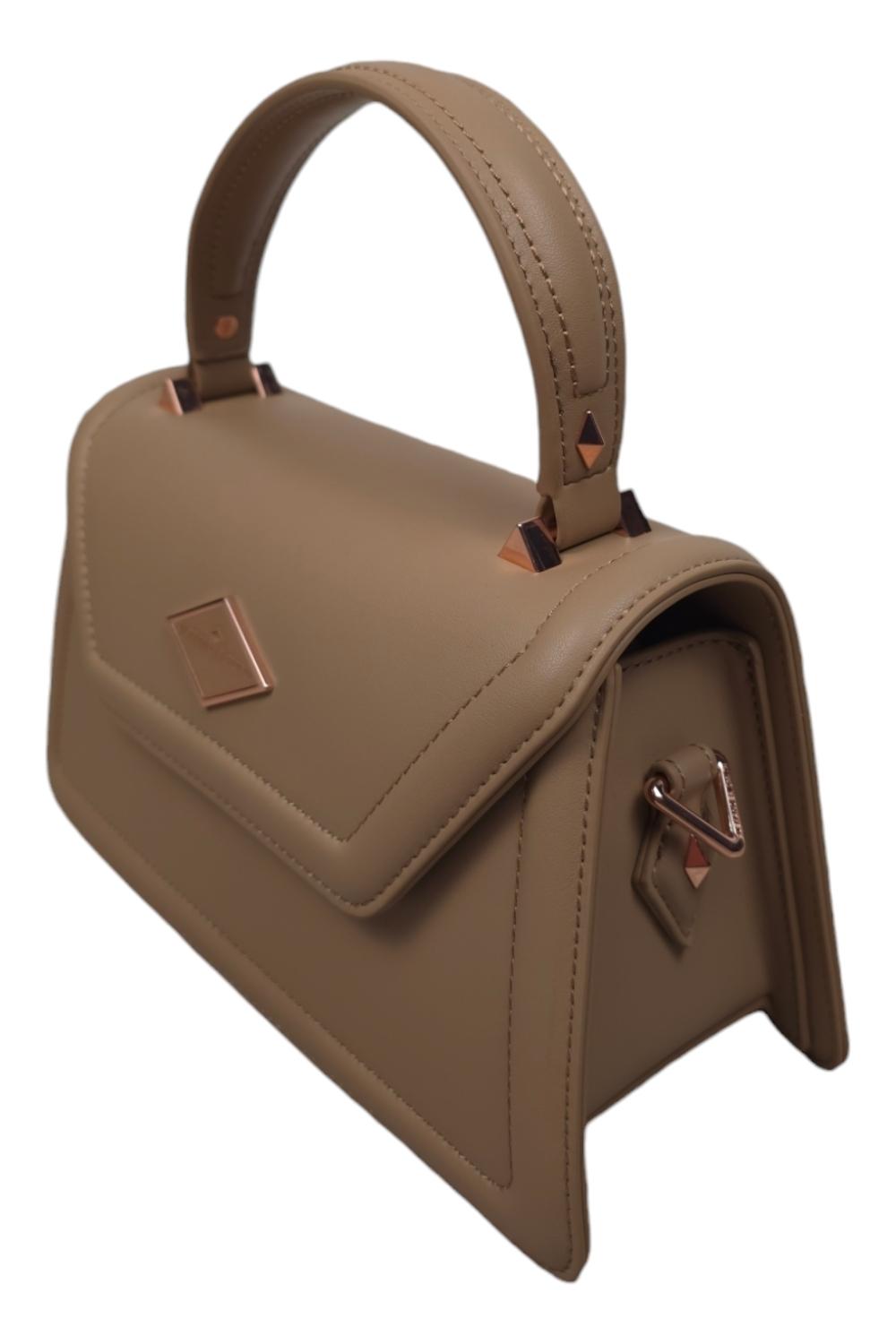borsa donna elisabeth medium in ecopelle cammello 