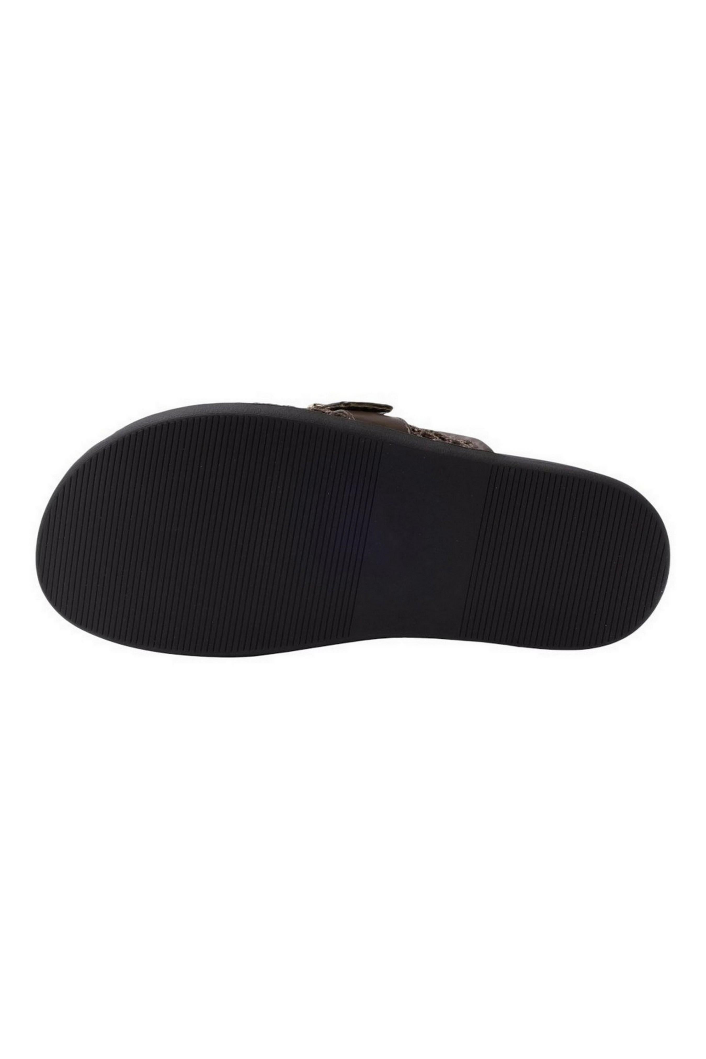 sabot donna traforato marrone 