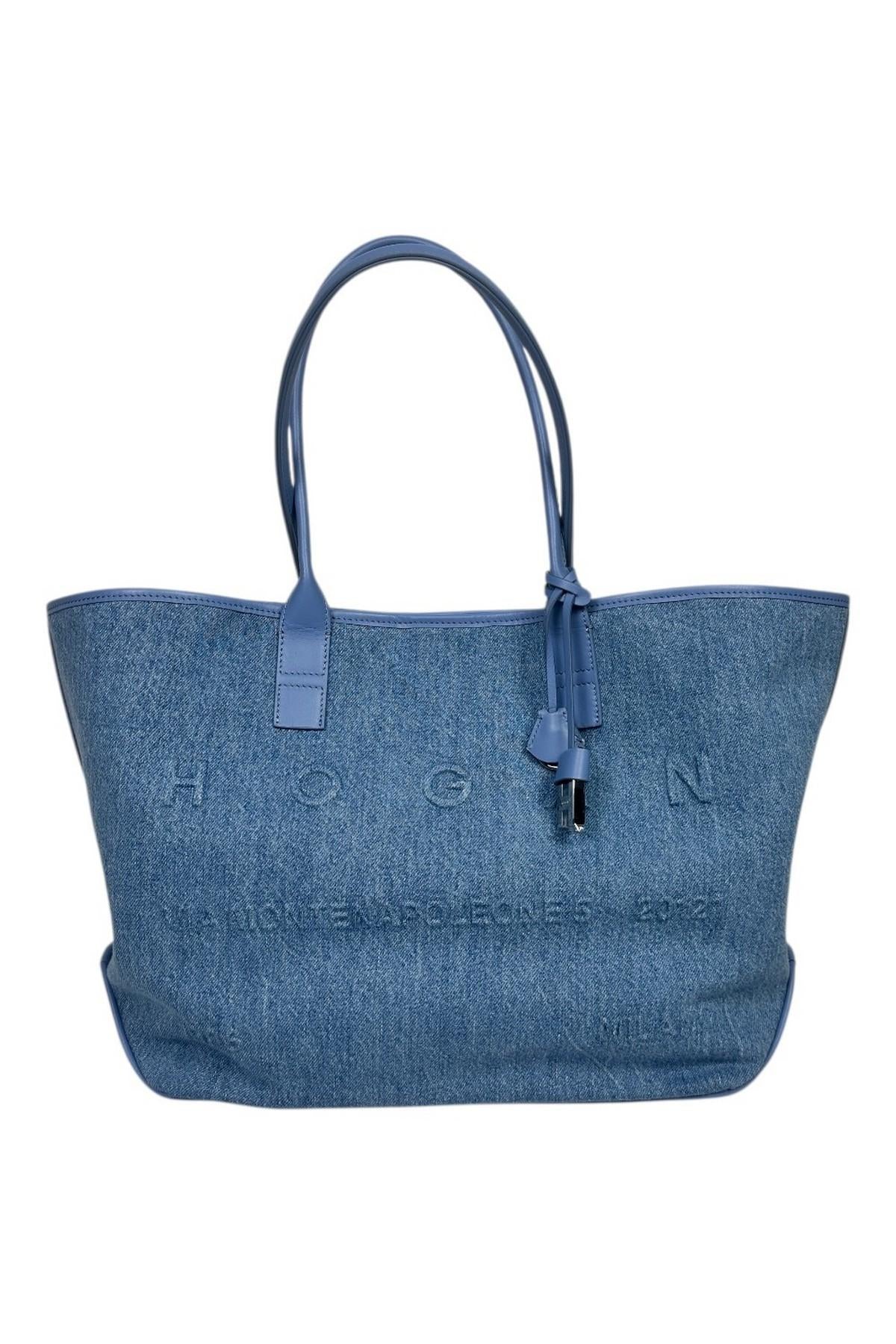 borsa donna in canvas denim 