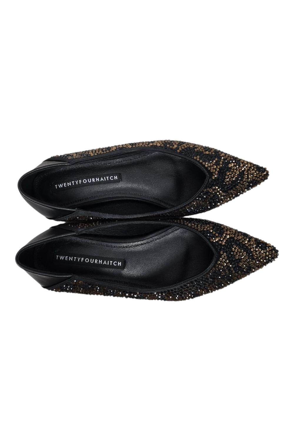 ballerina donna animalier nero 
