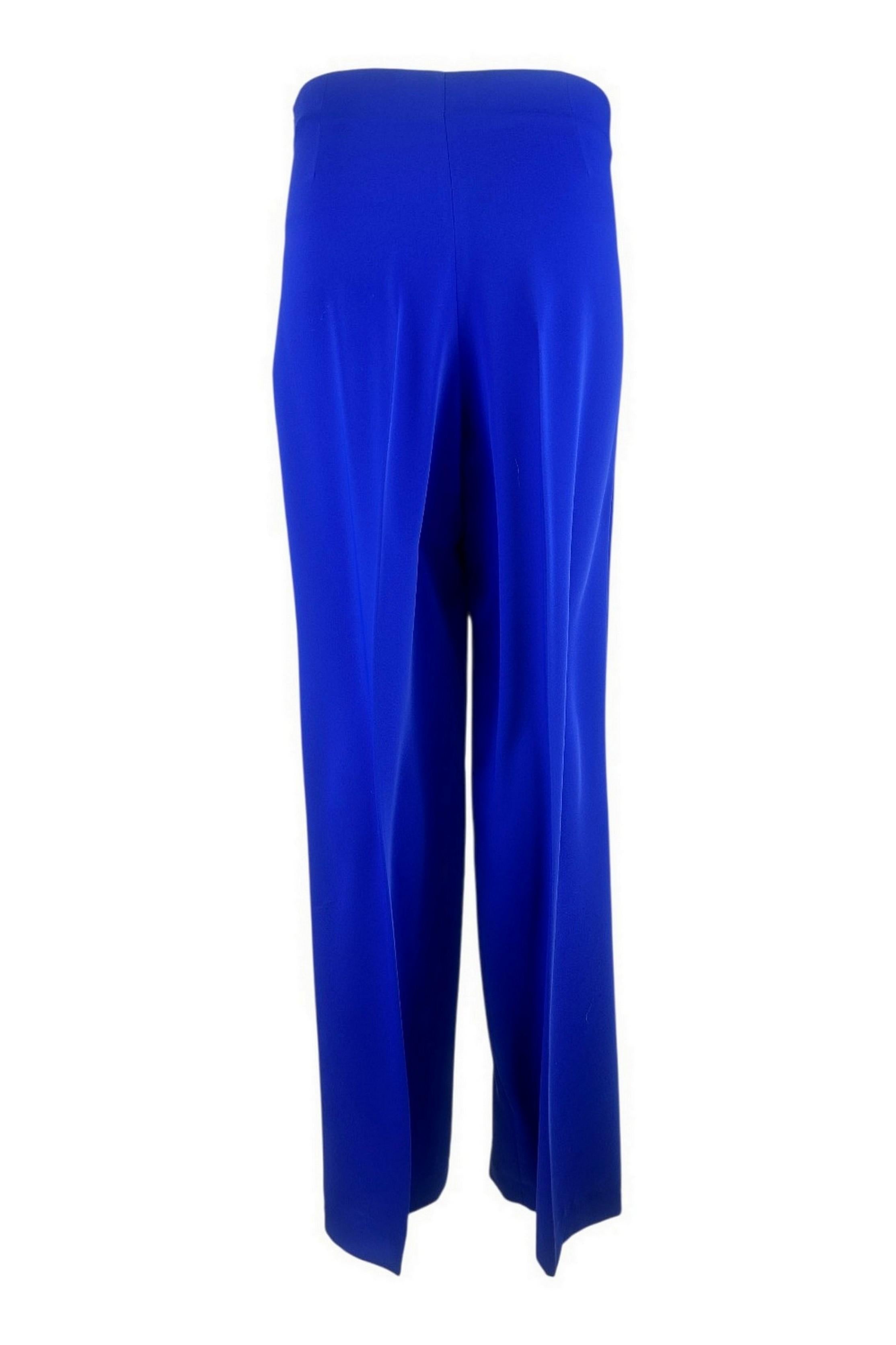 pantalone donna largo in cady bluette 
