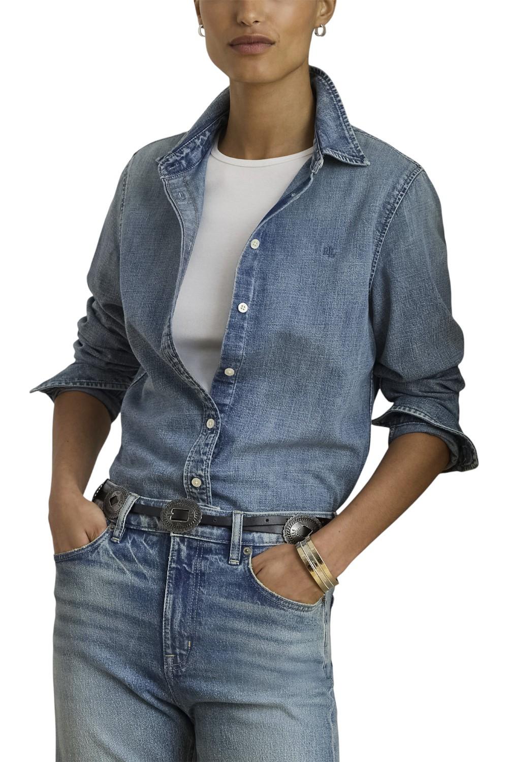 camicia donna in denim 