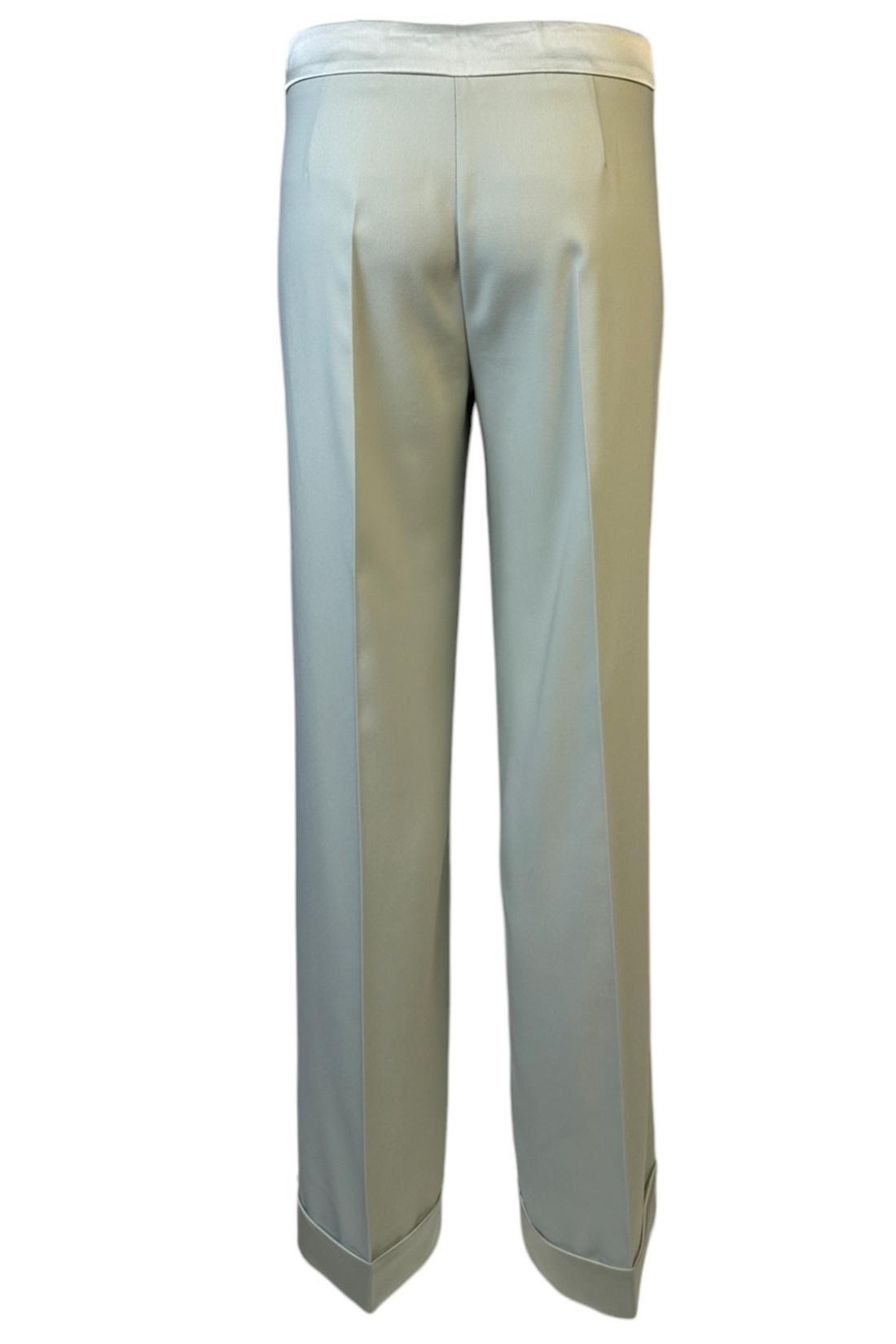Pantalone donna in cady salvia 