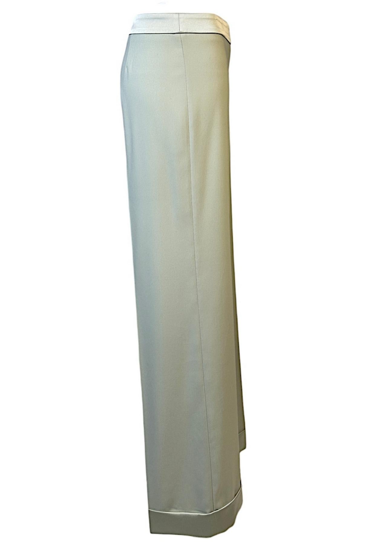 Pantalone donna in cady salvia 