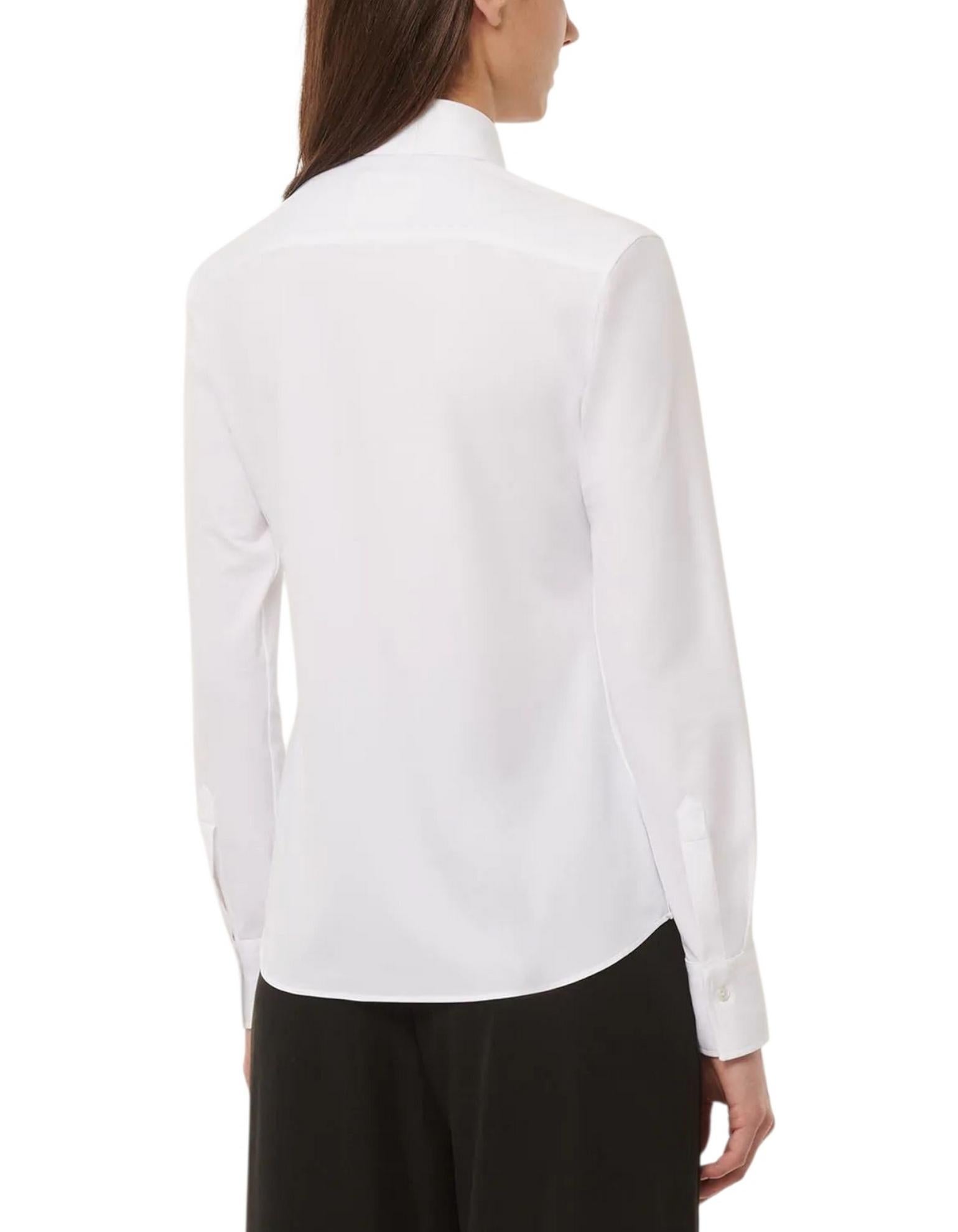 camicia donna active unito bianco 