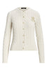 cardigan mujer con trenzas marfil Ralph Lauren