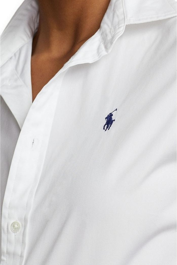 Camicia donna bianca in cotone stertch 