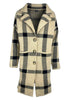 manteau femme fantaisie gallois ivoire et noir 1-One