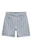 short mujer a rayas azul y blanco MC2 Saint Barth
